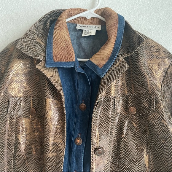 🤎VINTAGE JACKET AND VEST TOP SET🤎 - Picture 3 of 7